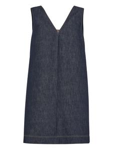 Brunello Cucinelli джинсовое платье мини, синий