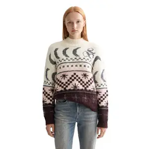 Свитер Scotch & Soda Metallic Fair Isle, бежевый