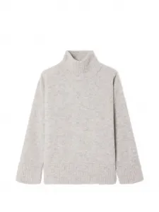 Свитер с воротником-гольф Vitow American Vintage, серый