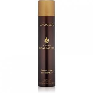 Кератиновое лечебное масло-кисть для волос, спрей для волос средней фиксации, 10,6 жидких унций, 300 мл, L'Anza