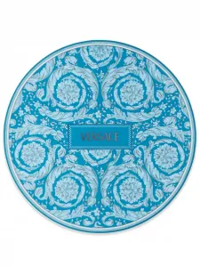 Тарелка Barocco Segnaposto (33 см) Versace, синий