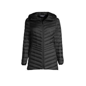 Куртка Lands' End Women's Ultralight Packable Down, черный