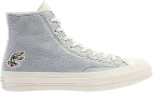 Кроссовки Converse Looney Tunes x Chuck 70 High 80th Anniversary - Faux Fur, серый