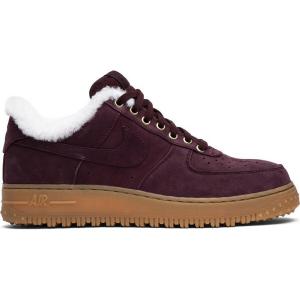 Кроссовки Nike Air Force 1 Premium Winter 'Burgundy Crush', фиолетово-бордовый/мультиколор