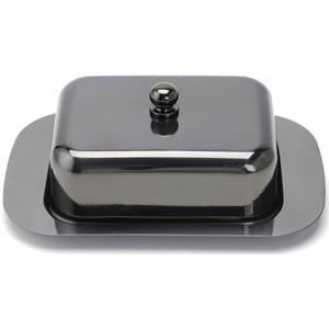 Масленка, масляная коробка с крышкой, 250 г Echtwerk, черный