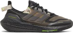 Кроссовки Adidas UltraBoost 22 Cold.RDY 'Black Solar Yellow', черный