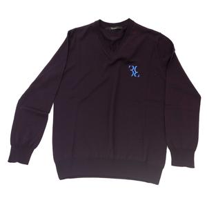 Свитер Billionaire V Neck, темно-фиолетовый