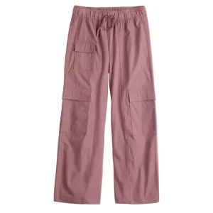 Широкие брюки на резинке для девочек 6-20 лет в обычных и плюс размерах So, цвет macbeth purple