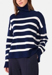 Джемпер Petit Bateau Jumper, Soir Marshmallow/Dark Blue