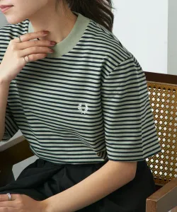 Футболка Fred Perry/Fine Stripe из плотной ткани, модель M6581.