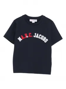 Футболка с логотипом из коллаборации с Marc Jacobs A.P.C., синий