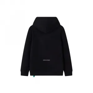 Толстовка Unisex Hooded Moderate SPRAYGROUND, темно- синий (fleece-lined)