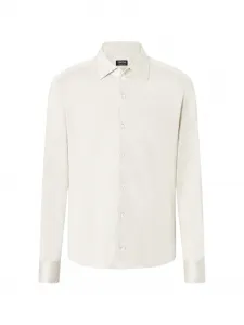 Рубашка на пуговицах Zegna, бежевый