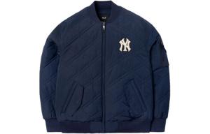 Бейсбольная куртка с логотипом Base, унисекс, темно-синий Mlb