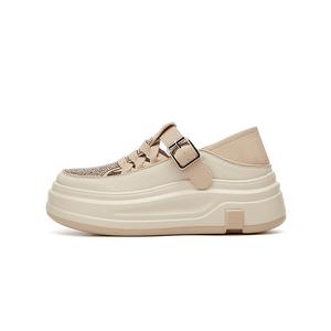 Высокие устойчивые к истиранию легкие нескользящие низкие повседневные кроссовки women's DAPHNE, Apricot