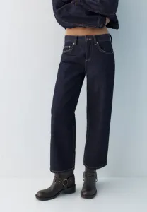 Джинсы прямого кроя с низкой посадкой Pull&Bear, Dark Blue
