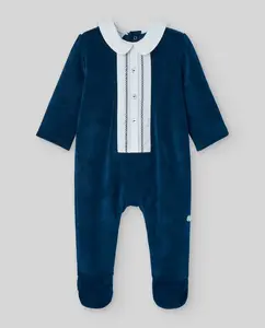 Комбинезон для младенца из коллекции «Нежность» PAZ Rodríguez, темно-синий