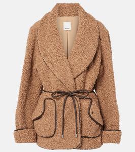 Куртка из искусственного меха Kimia Simkhai, кэмел