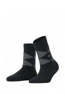 Носки Burlington Cosy Argyle, Black