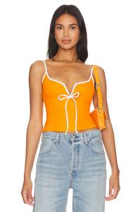 Топ Maddison Lovers And Friends, orange & white