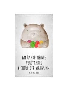 Mr. & Mrs. Panda Полотенце с изображением белого медведя и надписью