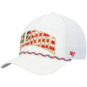 Мужская белая кепка '47 Florida Gators со звездами и полосками и флагом Flutter Hitch Snapback
