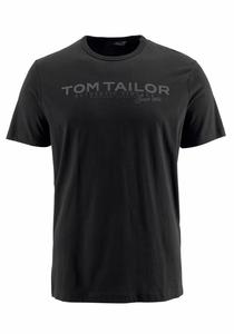 TOM TAILOR Футболка в черном цвете