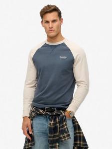 Бейсболка с логотипом Essential с длинными рукавами Superdry, Lauren Navy/White