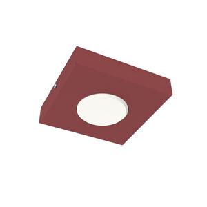 Потолочный светильник Lumicom, 15x15x4 см, красный
