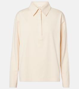 Поло из хлопкового джерси Roddie The Row, Clay