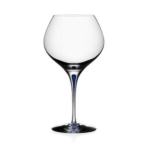 Orrefors Intermezzo Blue Bouquet Бокал для красного вина, белый