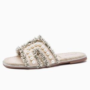 TATAYA Скользящие тапочки для женщин с резиновой подошвой, устойчивой к истиранию, абрикосовые, цвет Apricot