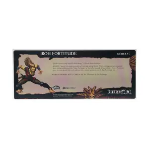 Набор 3 для ролевой игры «Знак героев» — карта 4 из 10, «Железная стойкость», Eberron (d20)