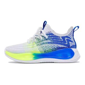 Кроссовки детские с низким верхом и противоскользящим покрытием Anti Kick WARRIOR, синий/желтый