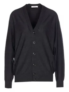 Кардиган с V-образным вырезом Lemaire, черный
