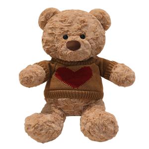 Плюшевая игрушка Dopamine Dressing разноцветный свитер медвежата высота 38см MLING, светло-коричневый