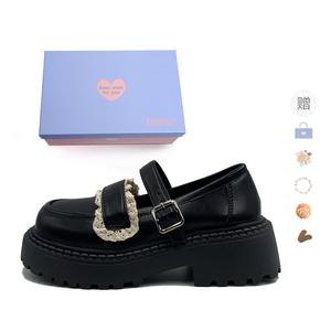 Xingdiman Туфли Мэри Джейн на платформе женские - черные, цвет Black[Box Included](Gift Included)