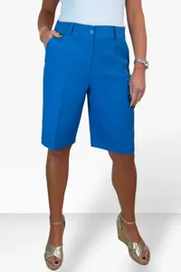 Умные плиссированные шорты по индивидуальному заказу Paulo Due, синий