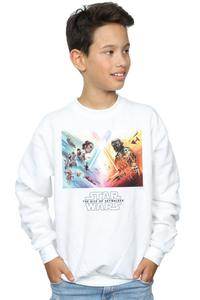 Толстовка с боевым плакатом «Звездные войны: Скайуокер. Восхождение» Star Wars, белый