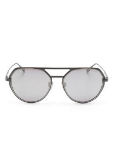 Bvlgari солнцезащитные очки-навигаторы BV40019U, серебристый