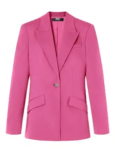Пиджак строгого кроя VERSACE, розовый