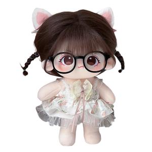 Хлопковая кукла, которую трудно утешить плюшевая кукла высотой 20 см MENGWAGONGDIAN, оранжевый