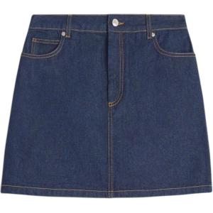 Джинсовая мини-юбка Maison Kitsune, синий