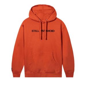 Худи Anti Social Social Club x Undefeated Still Paranoid Hoodie, Orange