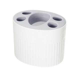 Держатели для зубных щеток Держатели для зубных щеток в ванной комнате Органайзеры для хранения зубных щеток для хранения в ванной комнате Unique Bargains, белый