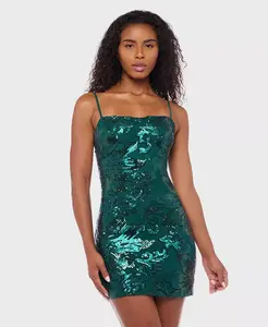 Платье-футляр с пайетками и завязками на спине для юниоров B Darlin