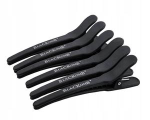 Заколки для волос Blackomb Black Carbon 6 шт., 11 см Poniks
