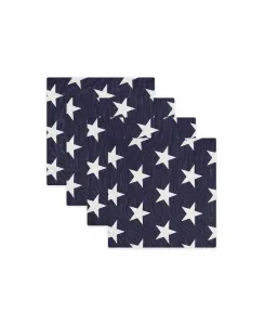 Набор из 4 салфеток Star Americana, 21 см x 21 см Tableau, синий