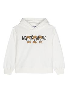 Moschino Kids худи с принтом Teddy Bear, нейтральный цвет