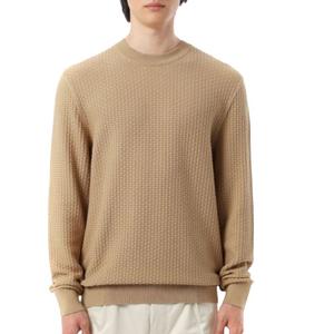 HUGO BOSS Трикотажный свитер мужской коричневый